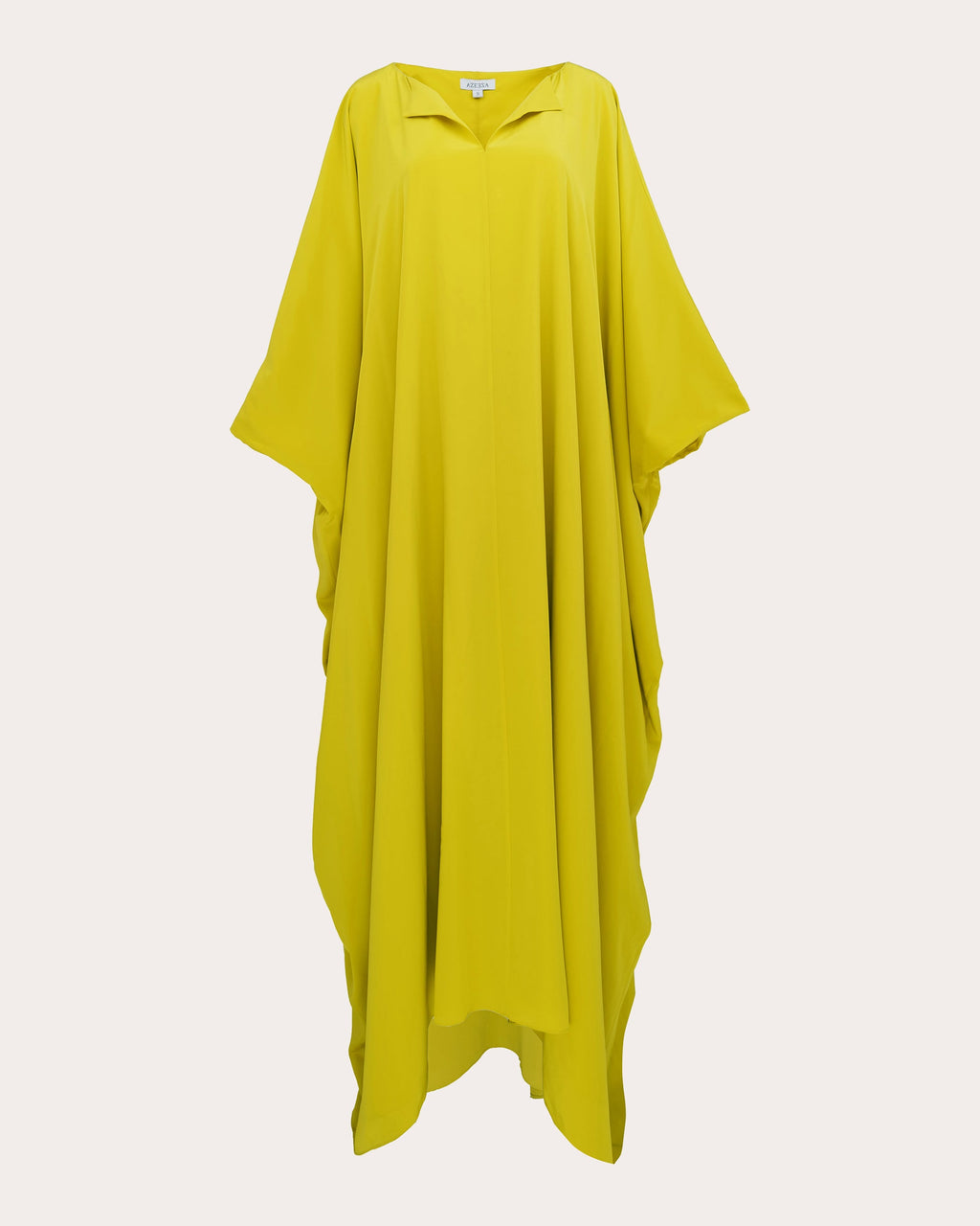 Lera Draped Silk Kaftan