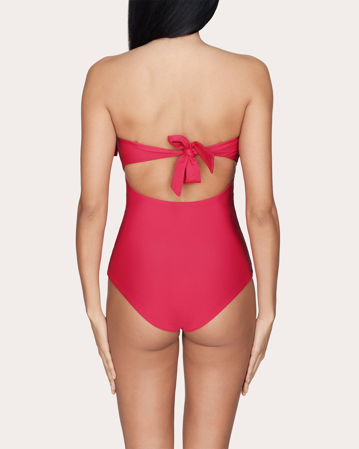 Angela Ruffle Bustier One-Piece