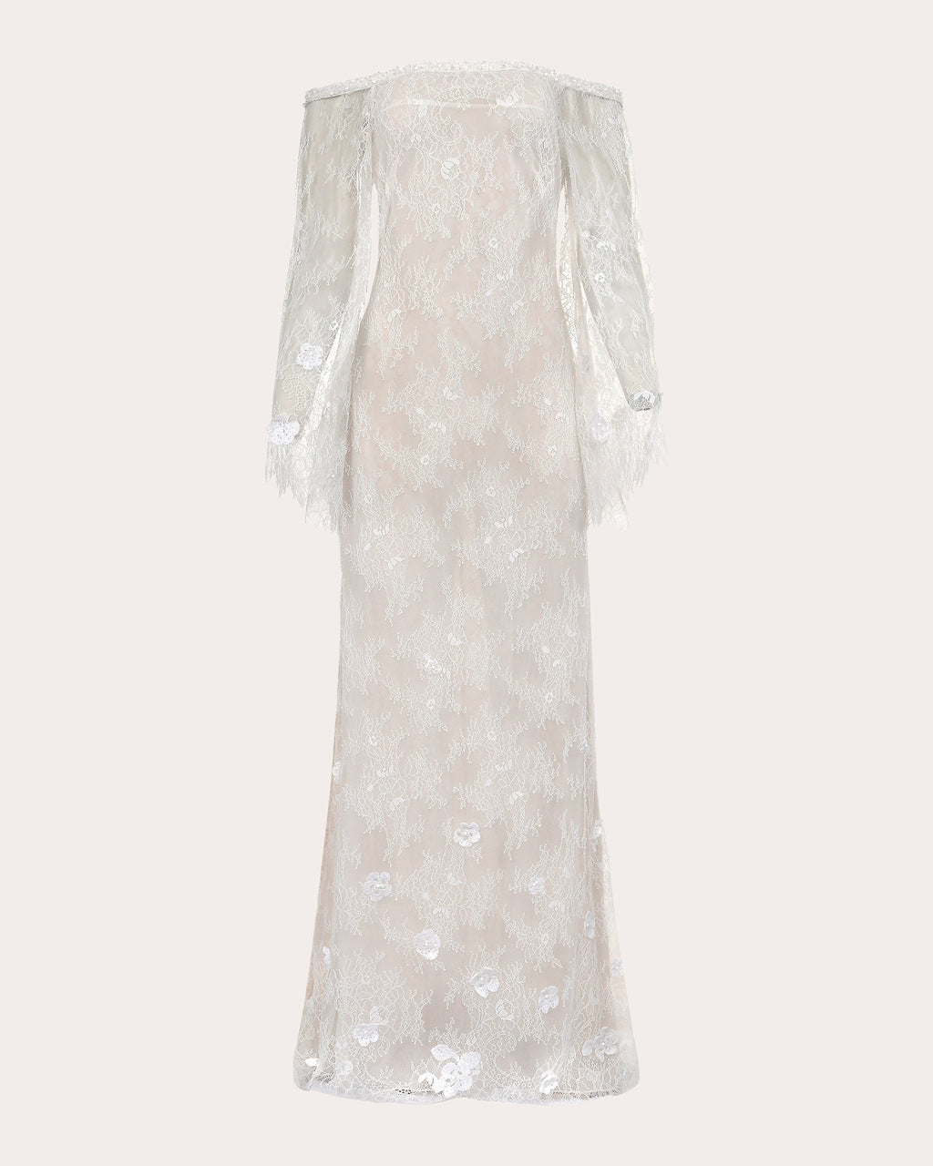 Lily Floral Lace Off-Shoulder Gown