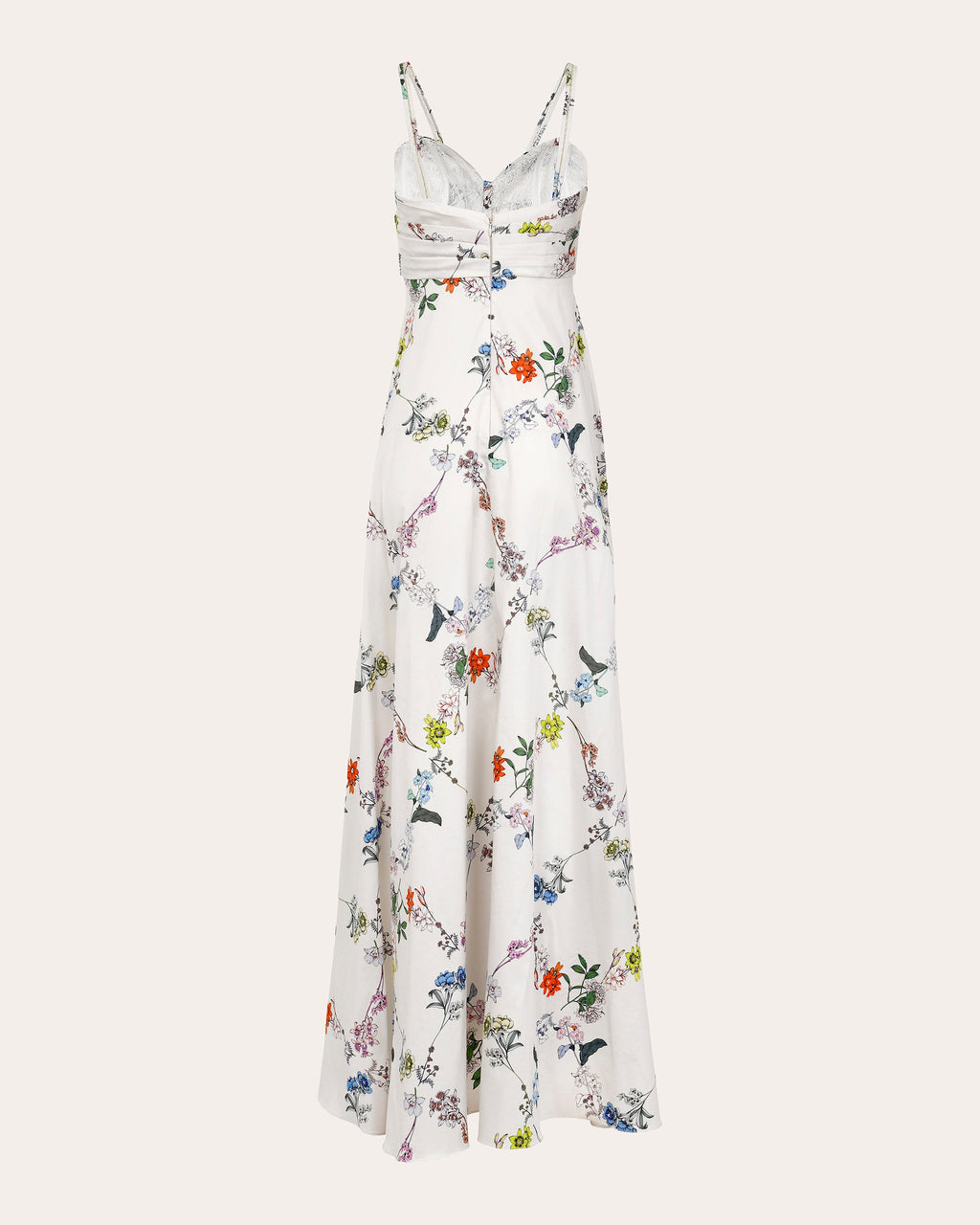 Estate Floral Cotton Empire-Waist Maxi Dress