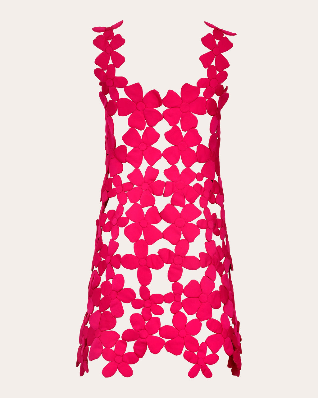 Jardin Floral Embroidered Silk Mini Dress