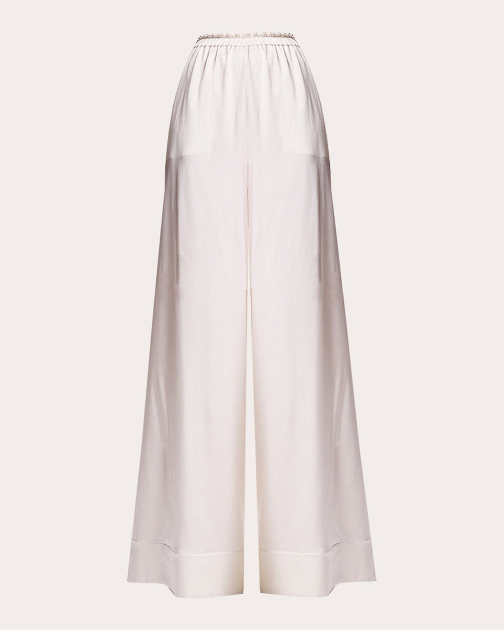 Lourdes Silk Wide-Leg Pants