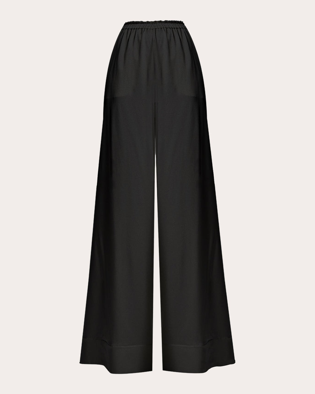 Lourdes Silk Wide-Leg Pants