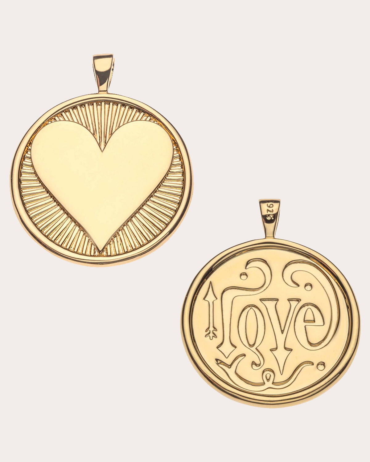 LOVE Hearts Find Me Pendant Necklace