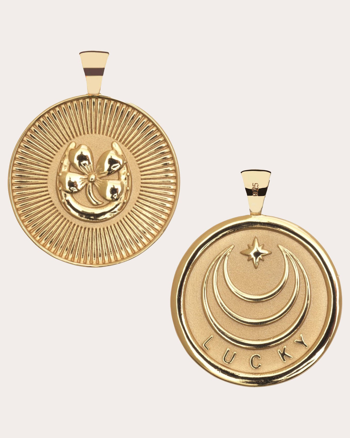 LUCKY Original Coin Pendant Necklace