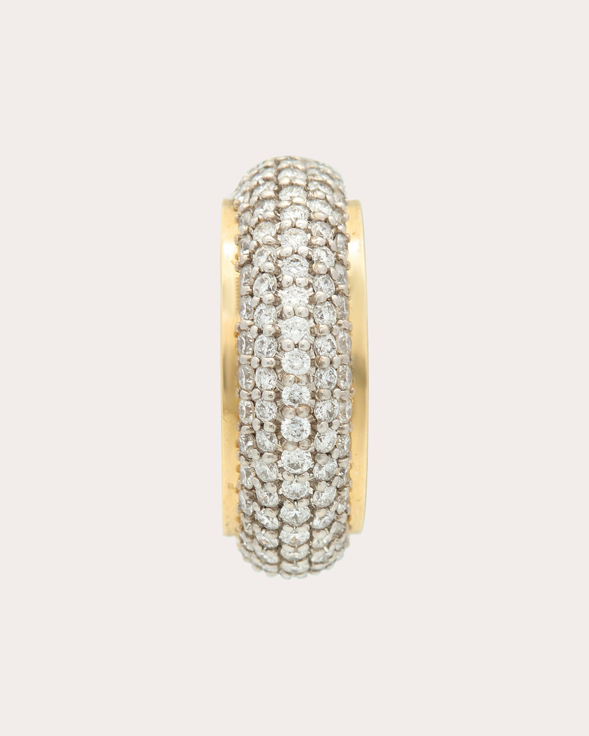 Diamond & 18k Gold Luna Pavé Ear Cuff