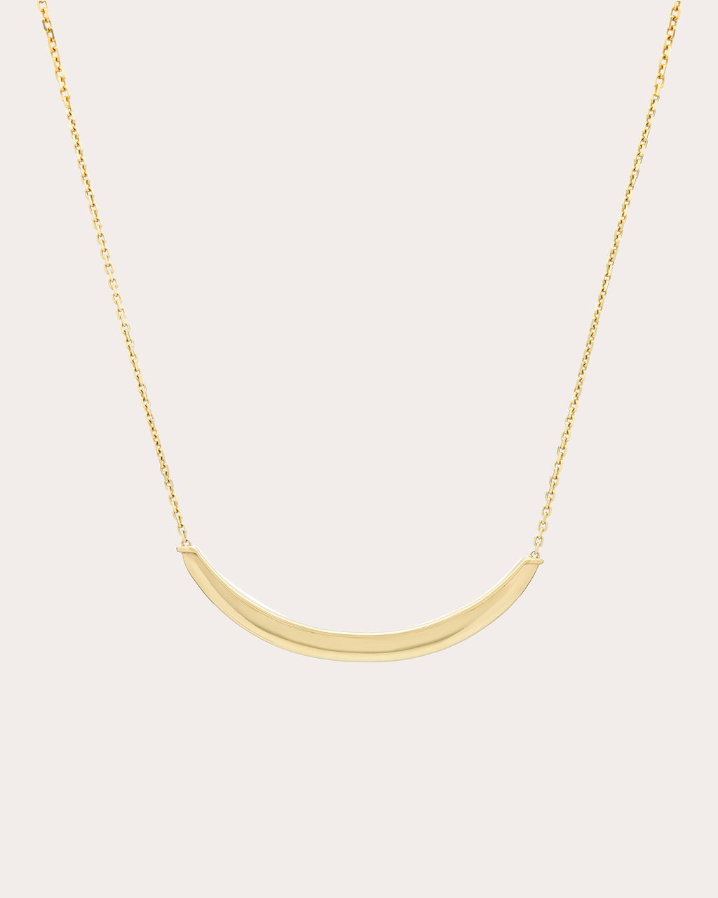18k Gold Luna Bar Necklace