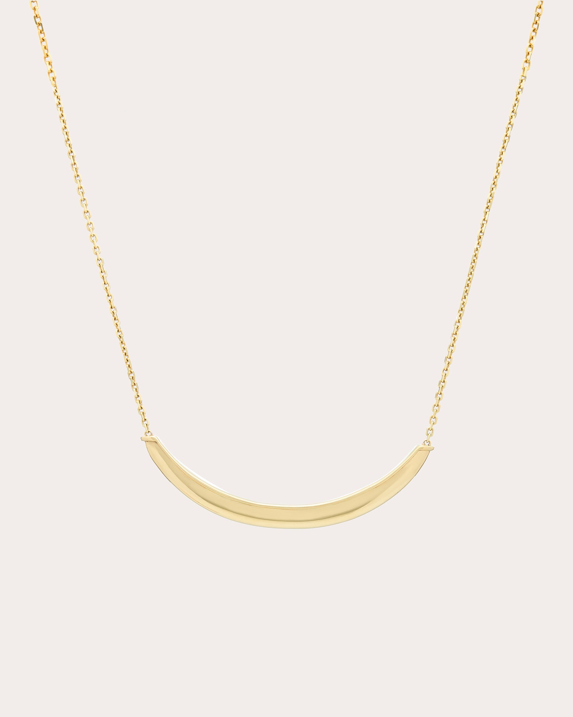 18k Gold Luna Bar Necklace