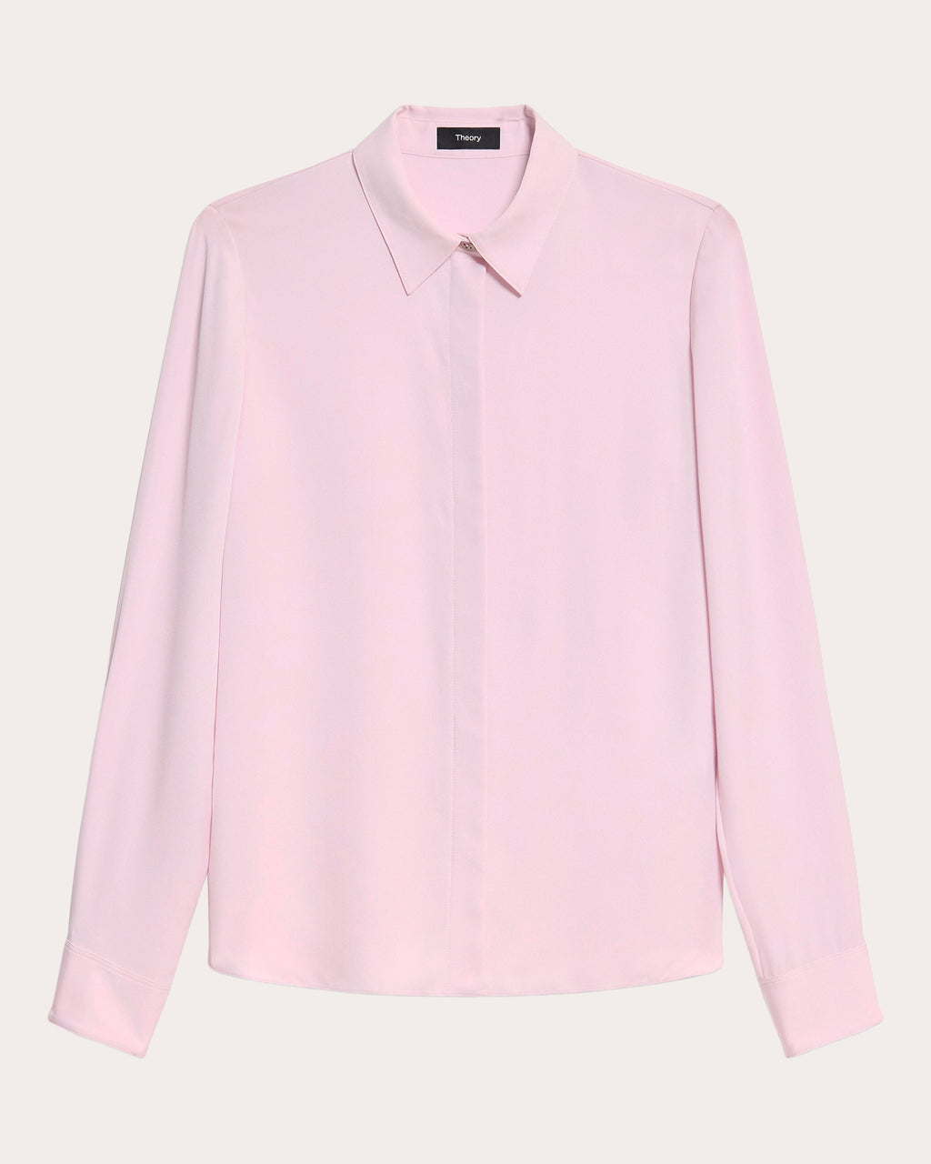 Silk Georgette Classic Fitted Shirt
