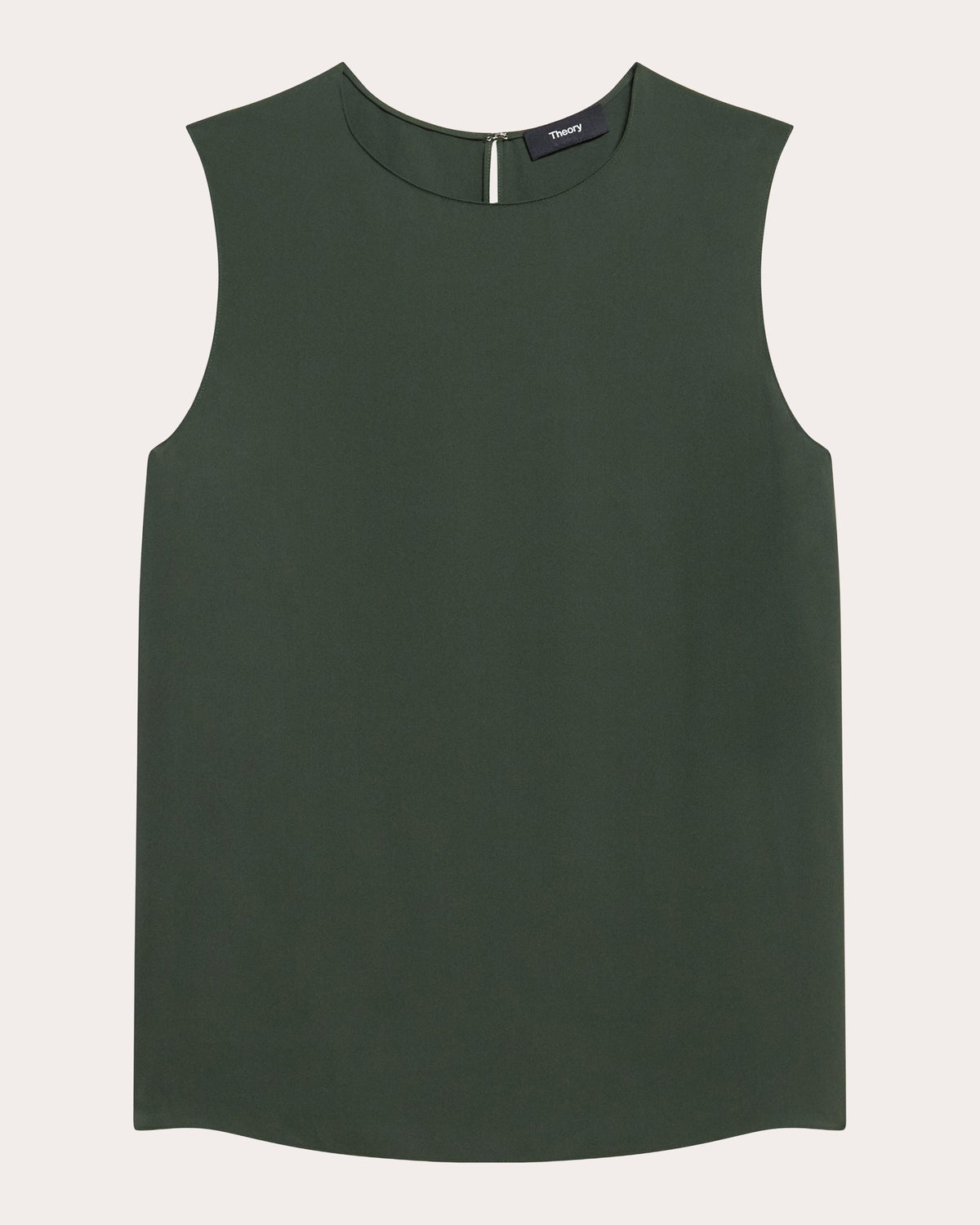 Silk Georgette Straight Shell Top
