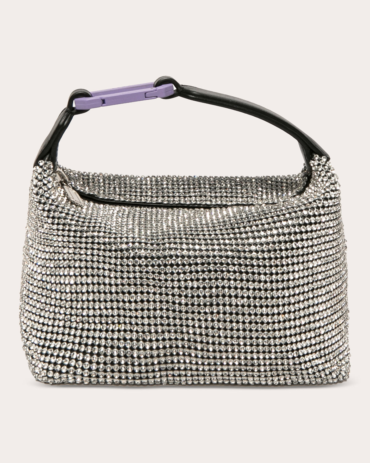 Crystal Mesh Moon Bag