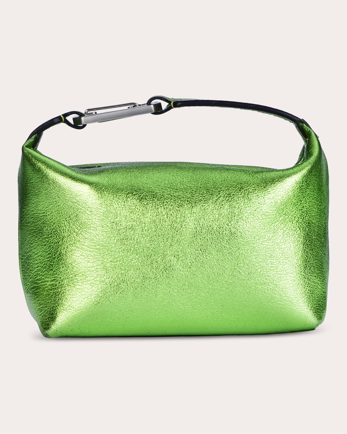 Laminated Leather Moon Bag