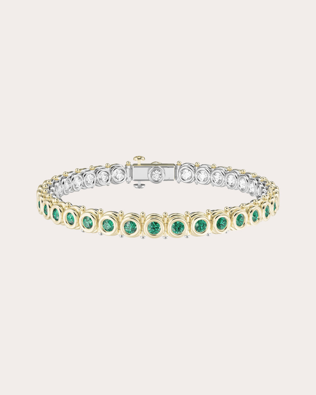 Emerald & Diamond Dualité Reversible Bracelet