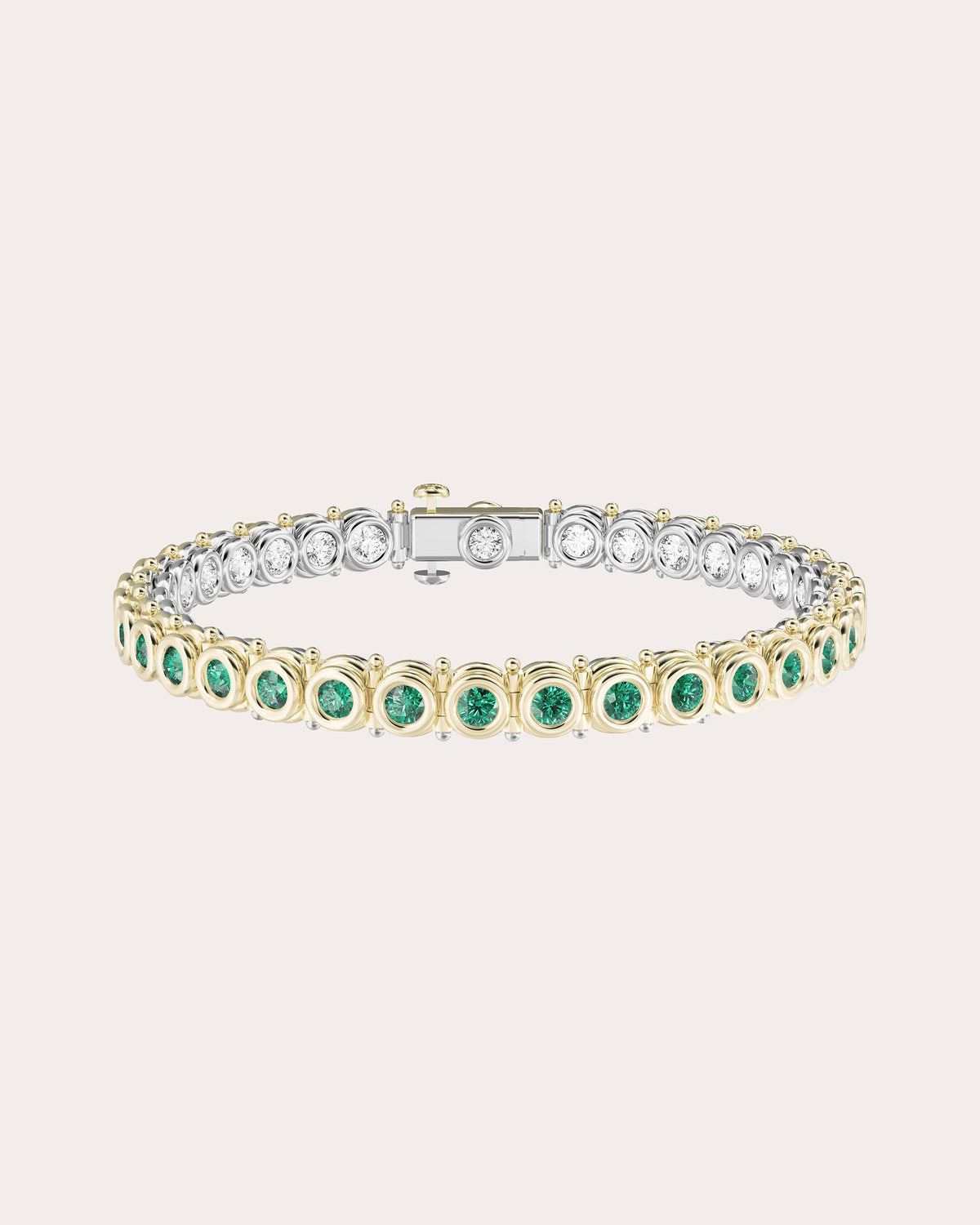 Emerald & Diamond Dualité Reversible Bracelet