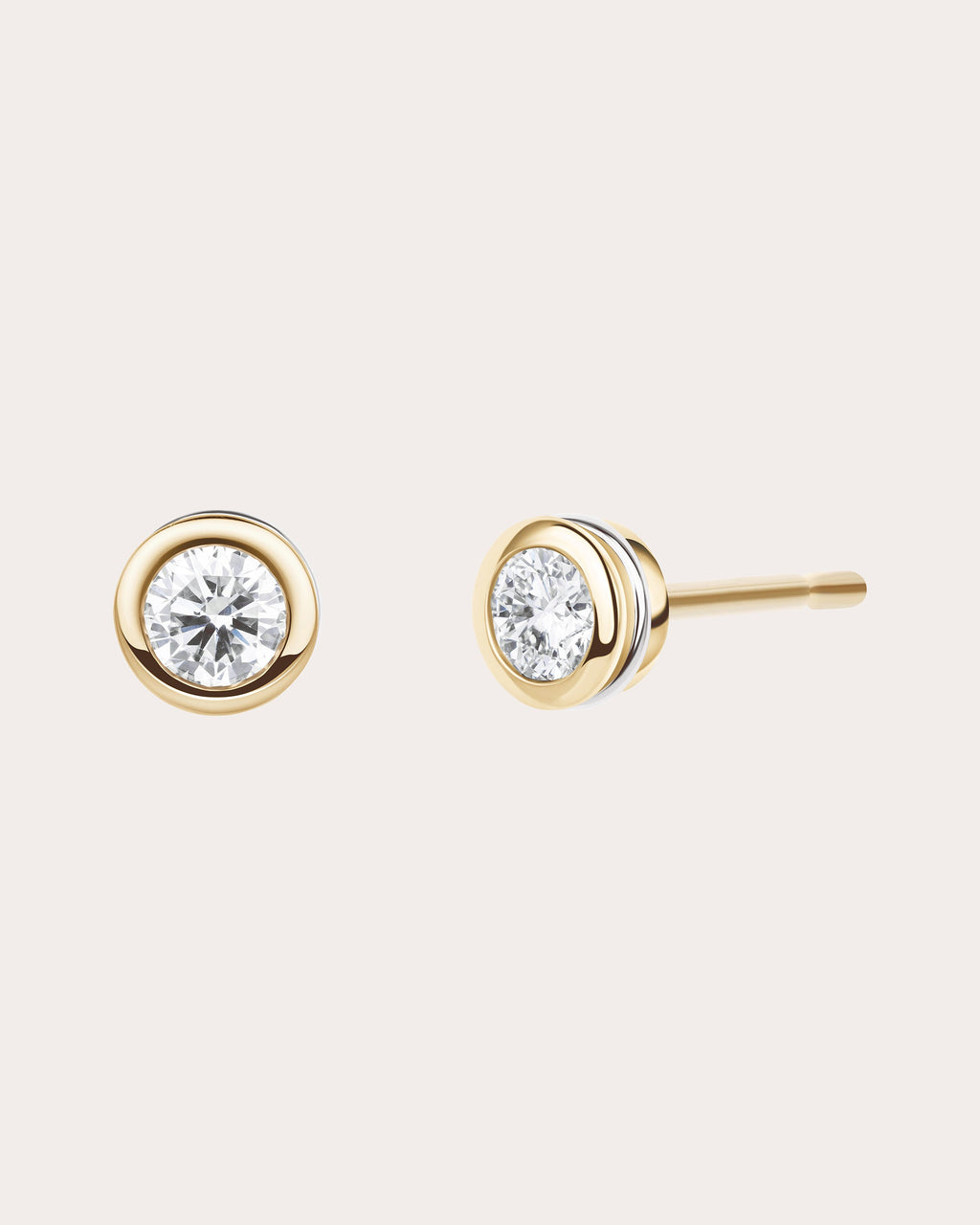 0.05ctw Diamond & 18k Gold Ignite Stud Earrings