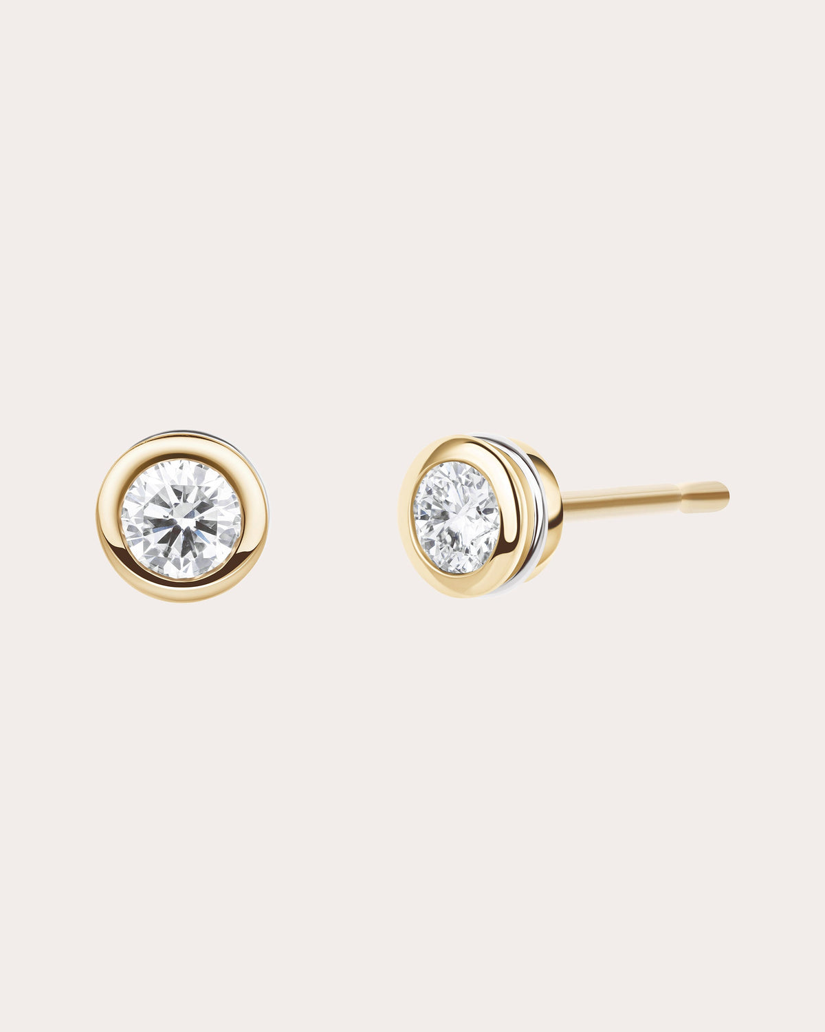 0.05ctw Diamond & 18k Gold Ignite Stud Earrings