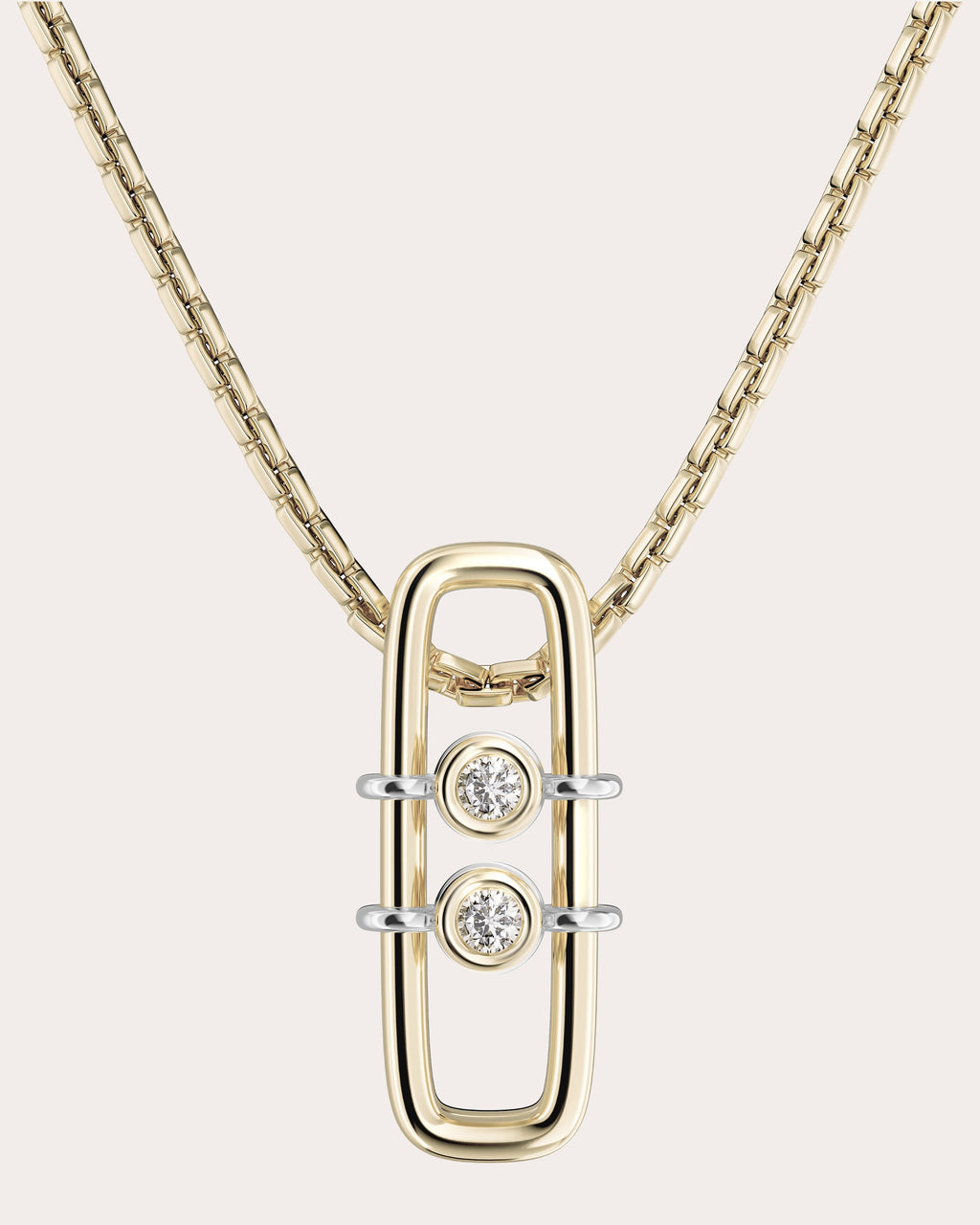 Diamond Métta Drop Necklace