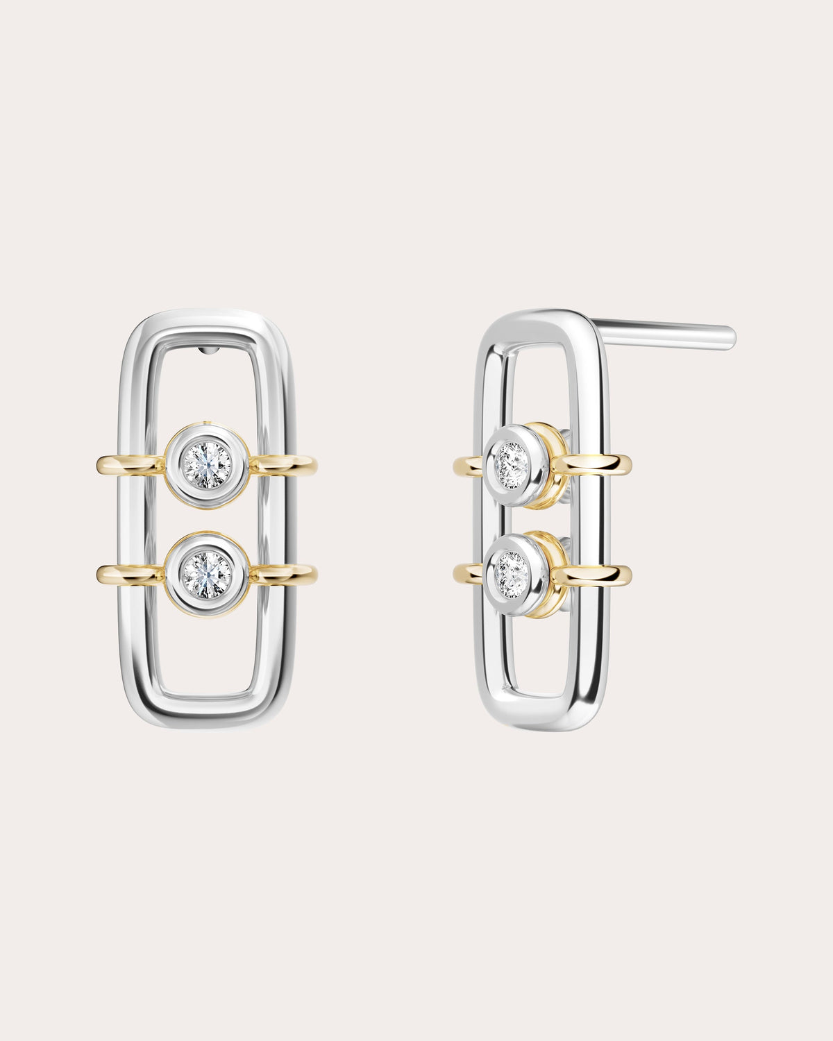 Diamond Métta Stud Earrings