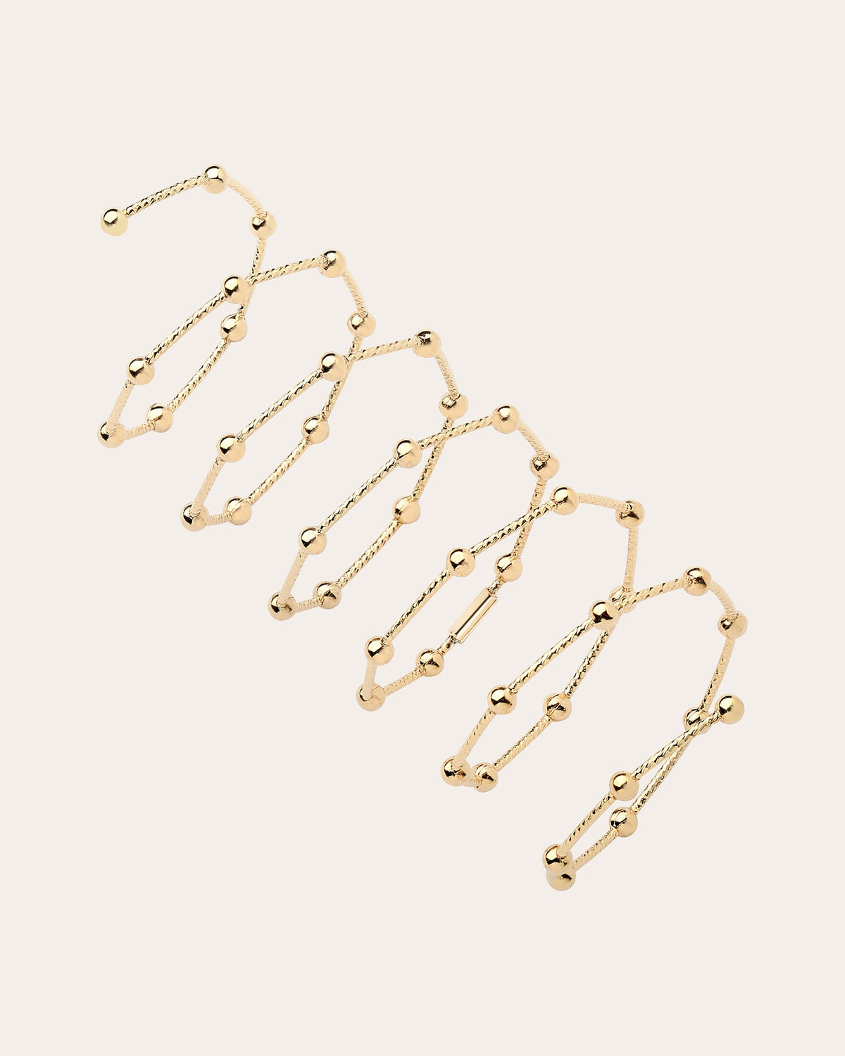 18k Gold Planeti Wire Spiral Ring