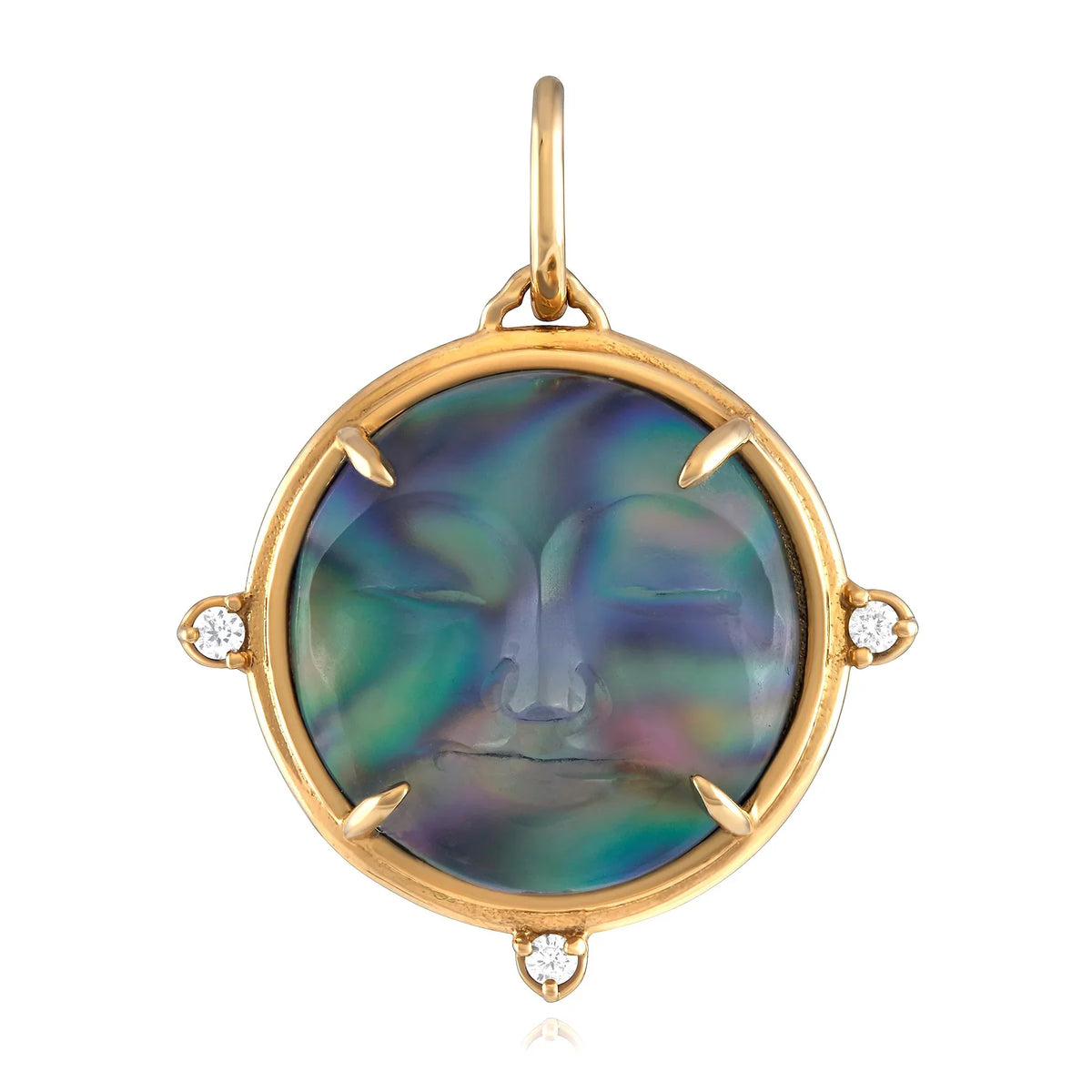 Luminescent Moon Face