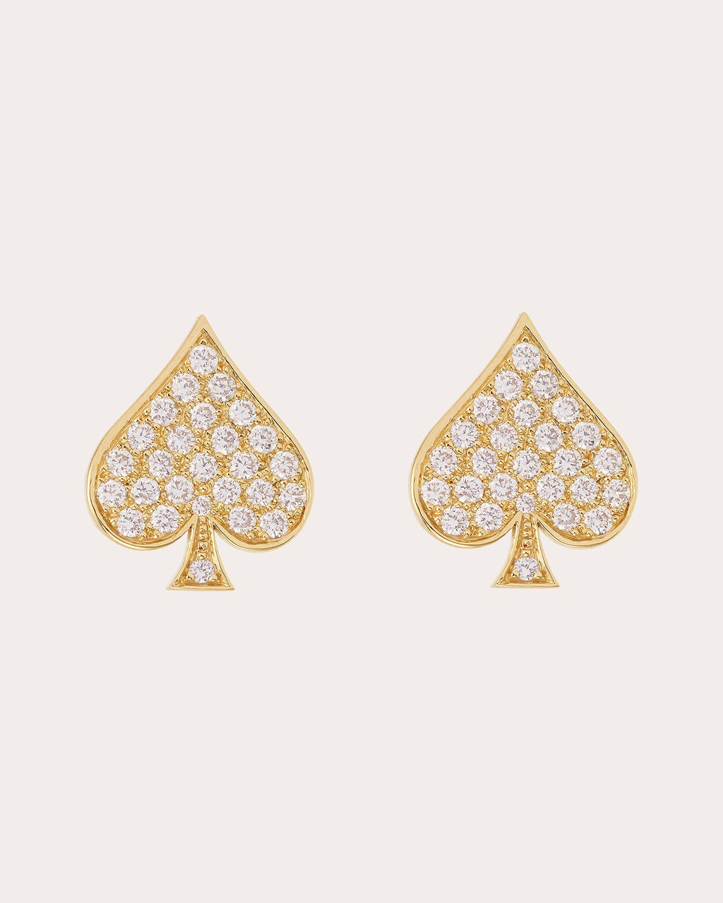 Diamond & 18k Gold Justice Stud Earrings