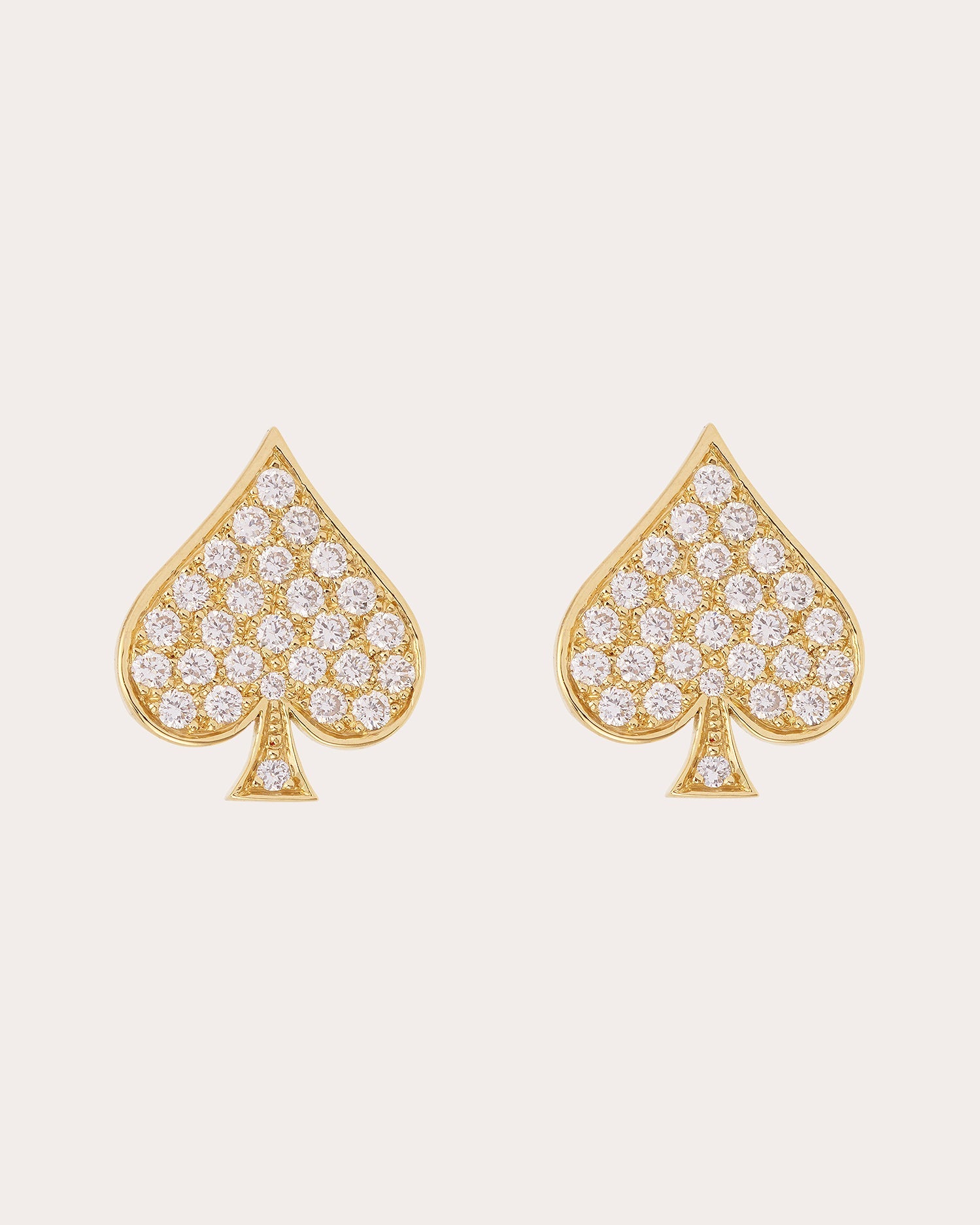 Diamond & 18k Gold Justice Stud Earrings