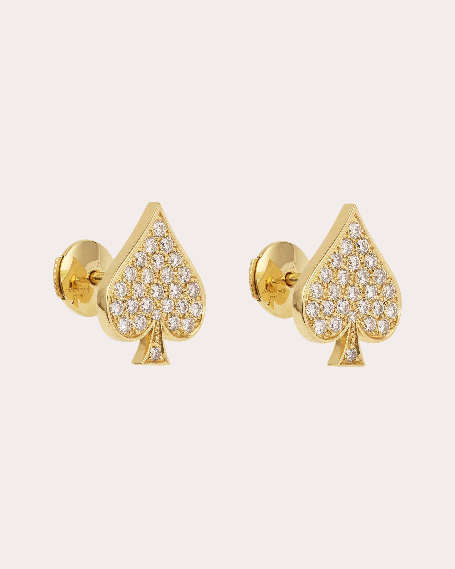 Diamond & 18k Gold Justice Stud Earrings