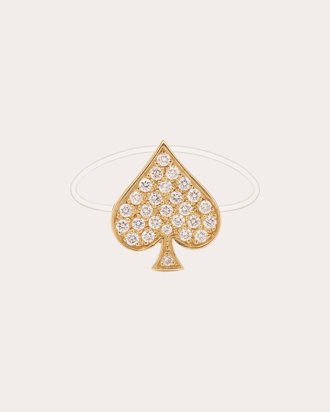Diamond & 18k Gold Large Justice Ring