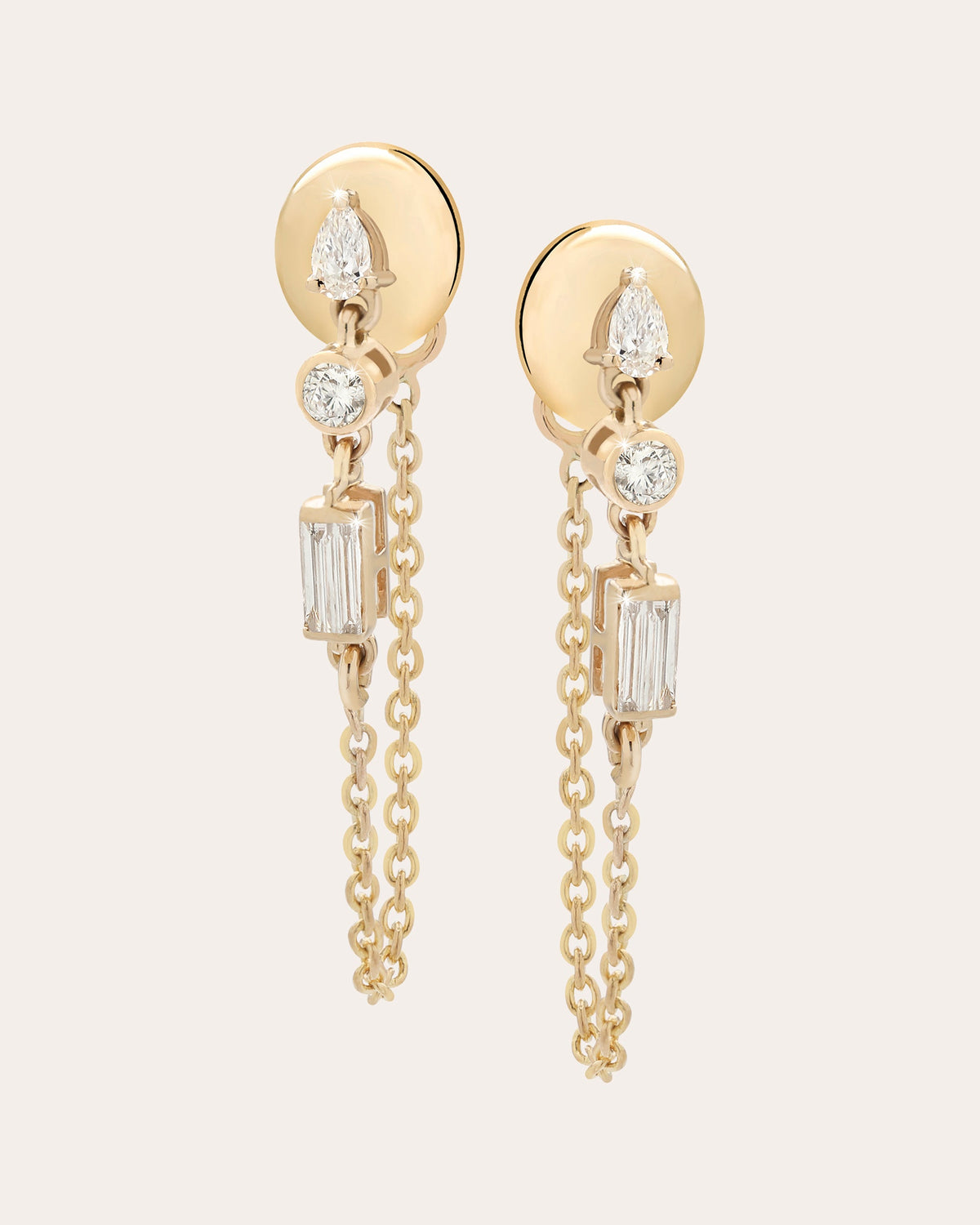 Diamond Mini MéLange Multi Shape Loop Earrings