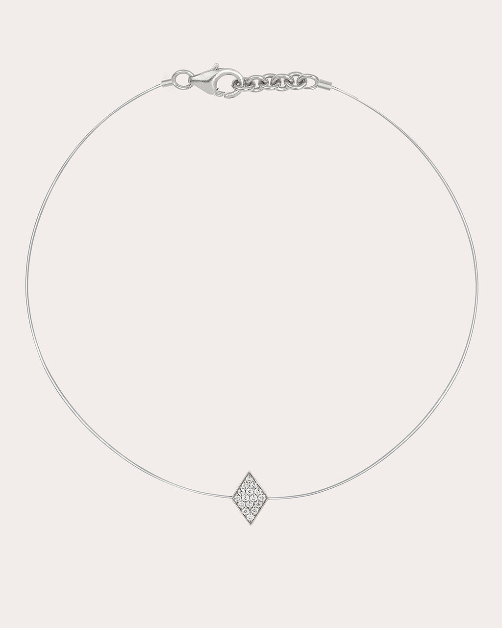 Diamond & 18k White Gold Honneur Bracelet