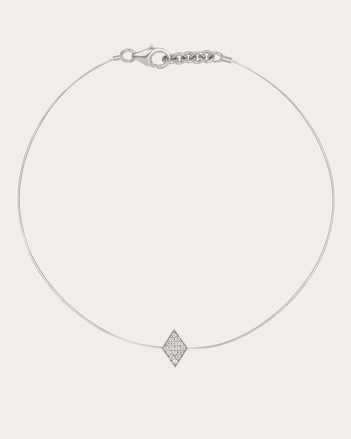 Diamond & 18k White Gold Honneur Bracelet