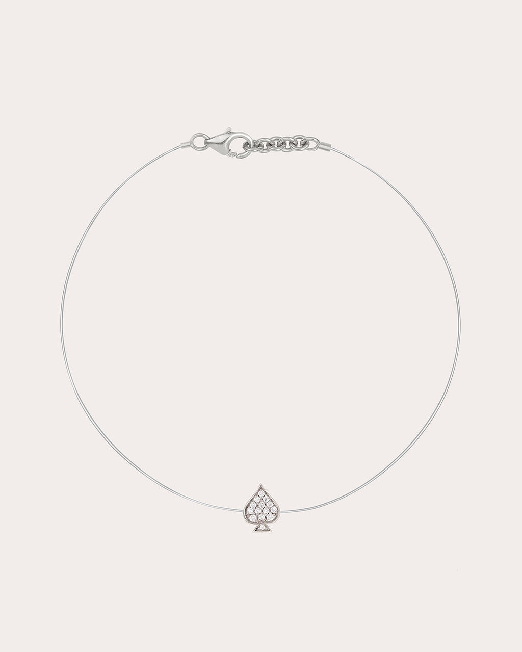 Diamond & 18k White Gold Justice Bracelet
