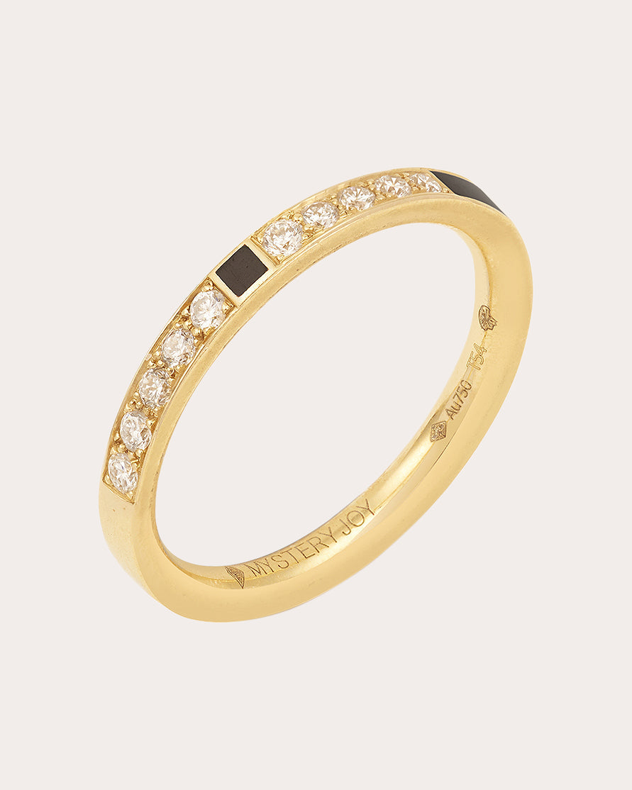 Diamond & 18k Gold Mirage Band Ring