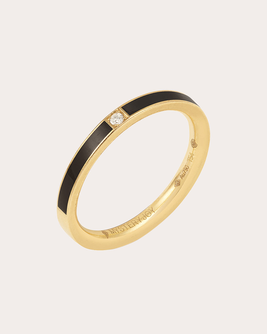 Diamond & 18k Gold Songe Band Ring