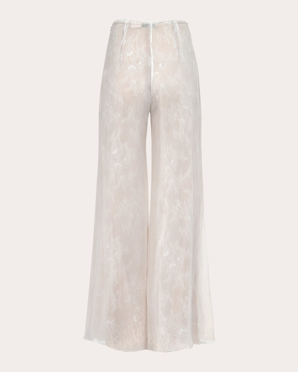 Magnolia Sheer Lace Wide-Leg Pants