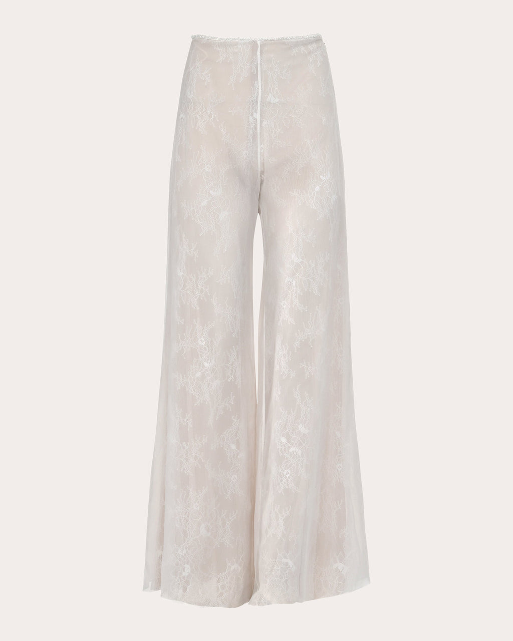 Magnolia Sheer Lace Wide-Leg Pants