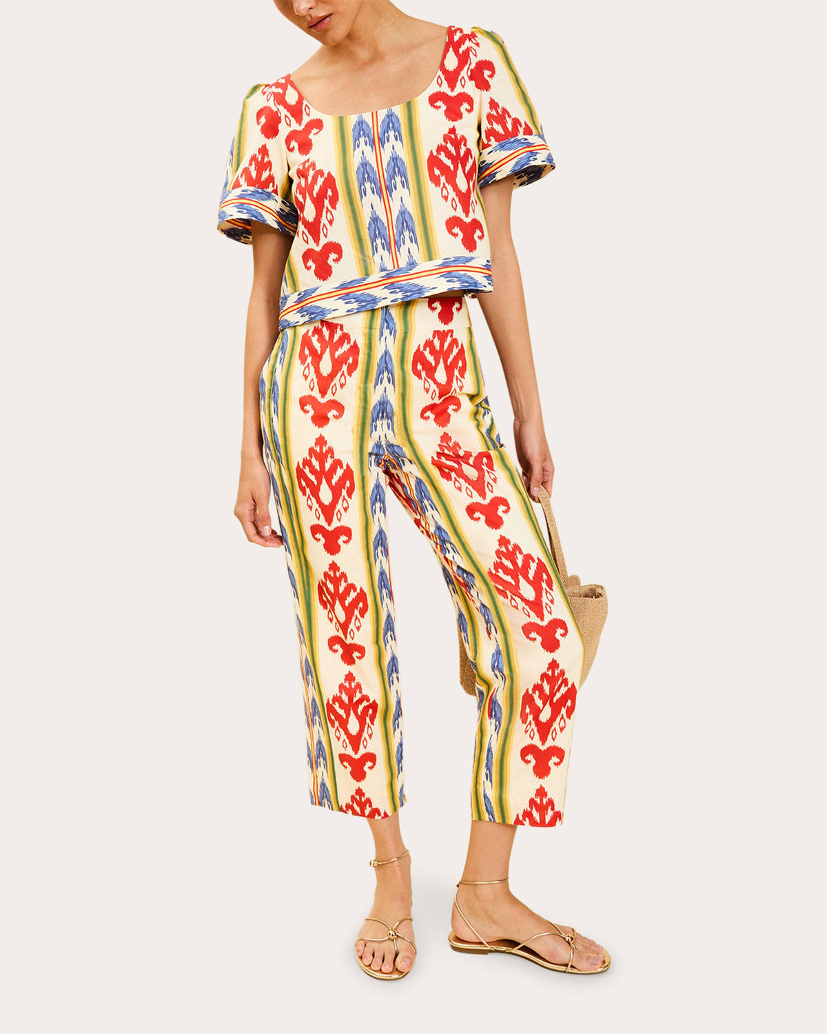 Palau Ikat Cigarette Pants