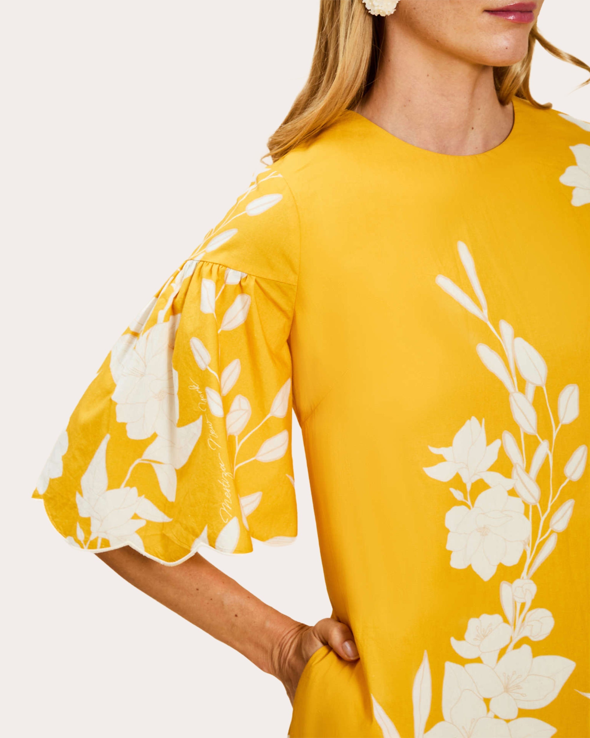 Marianna Floral Poplin Mini Shift Dress
