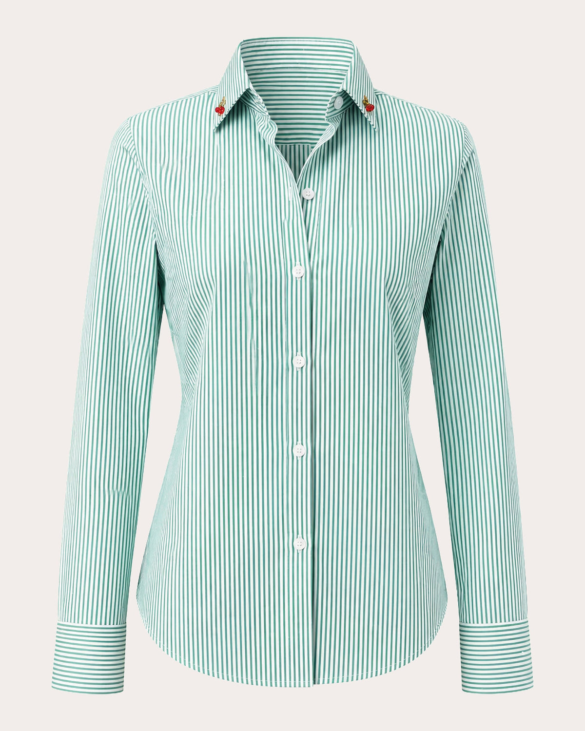 Marion Stripe Cherry Charm Shirt