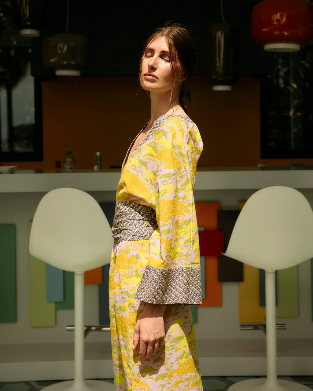 Kyoto Matsu Cotton Kaftan