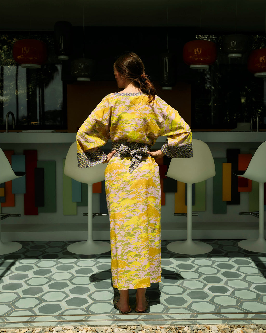 Kyoto Matsu Cotton Kaftan
