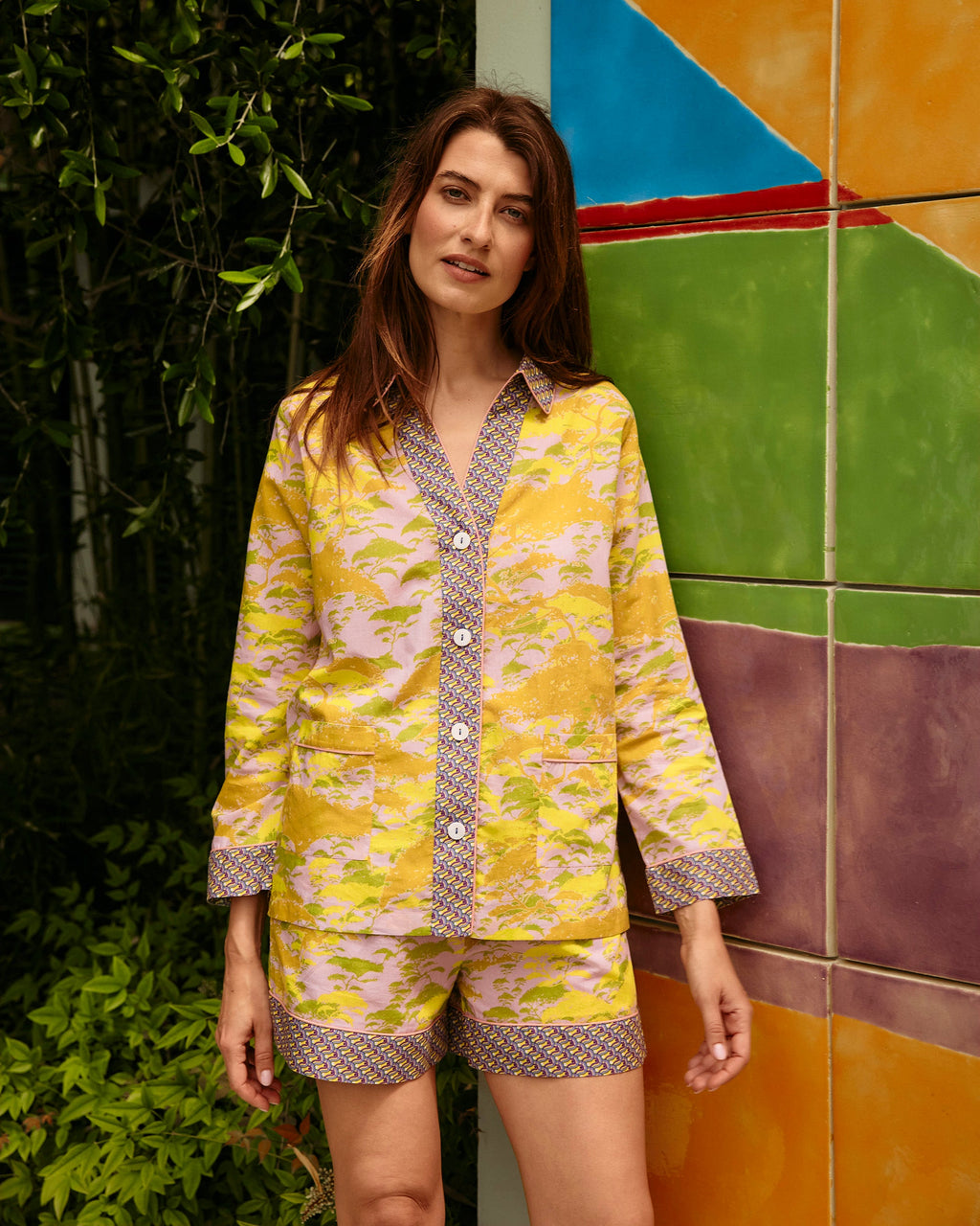 Yoyosi Matsu Cotton Pajama Set