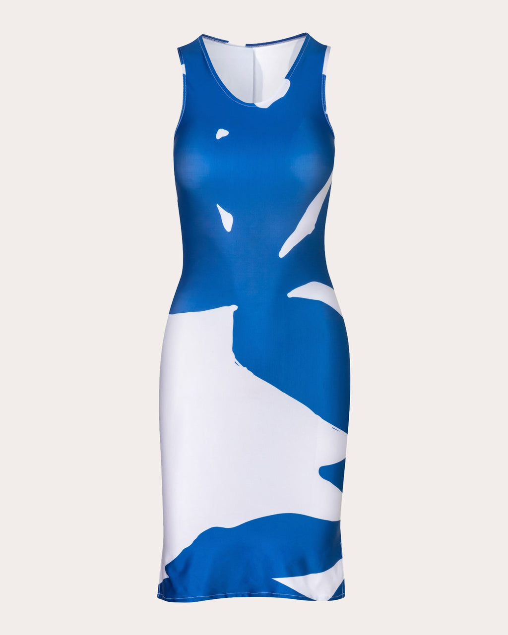 Mini Palms Sleeveless Bodycon Mini Dress