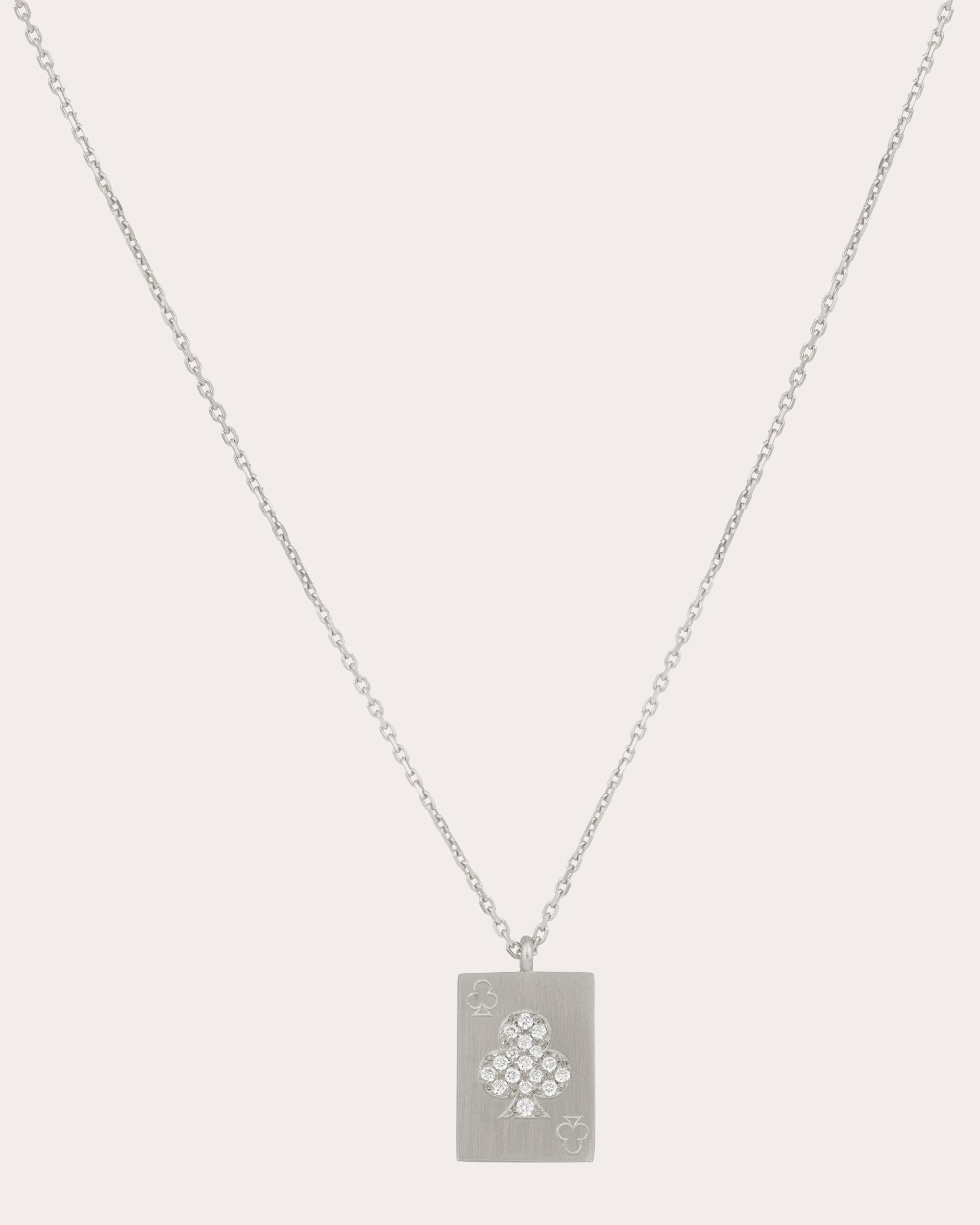 Diamond & 18k White Gold Harmonie Pendant Necklace