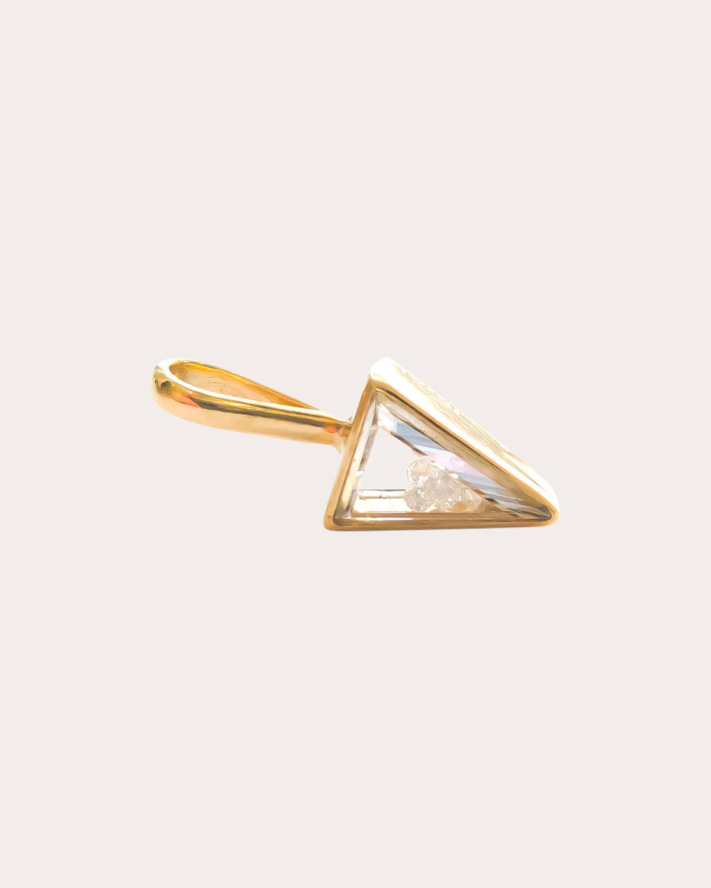 Diamond Vee Miniature Charm