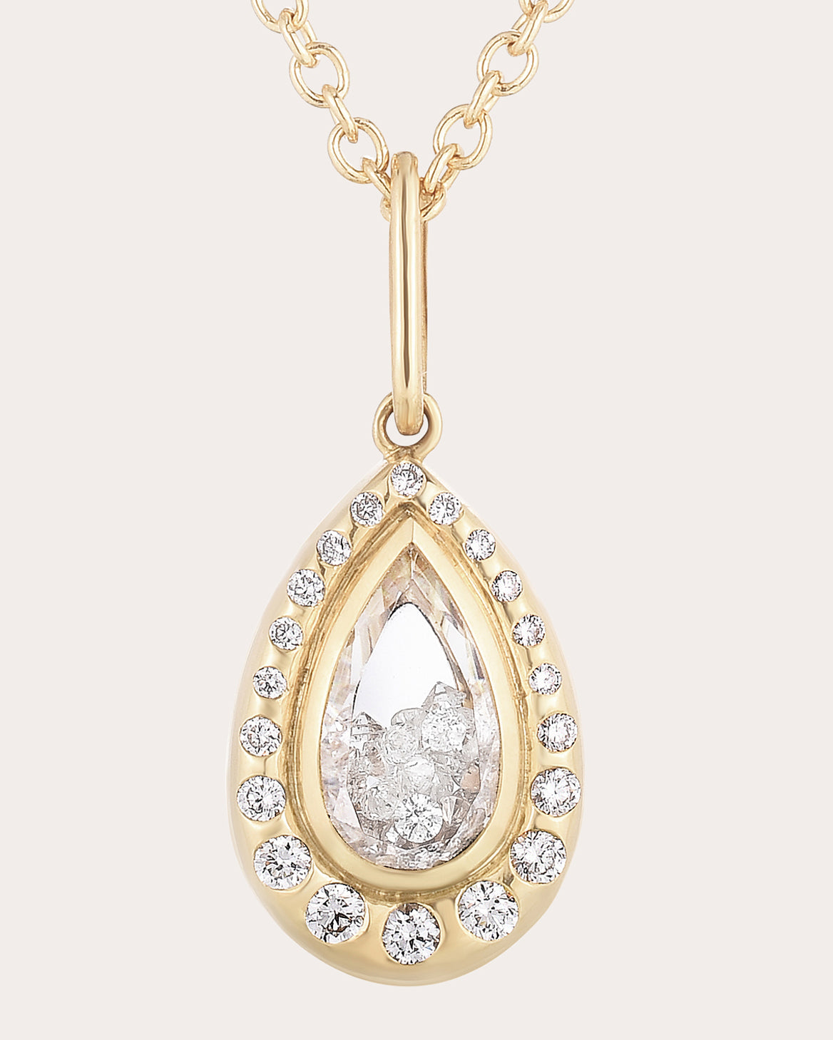Pingo 18K Gold Crystal and Diamond Pavé Pendant Necklace