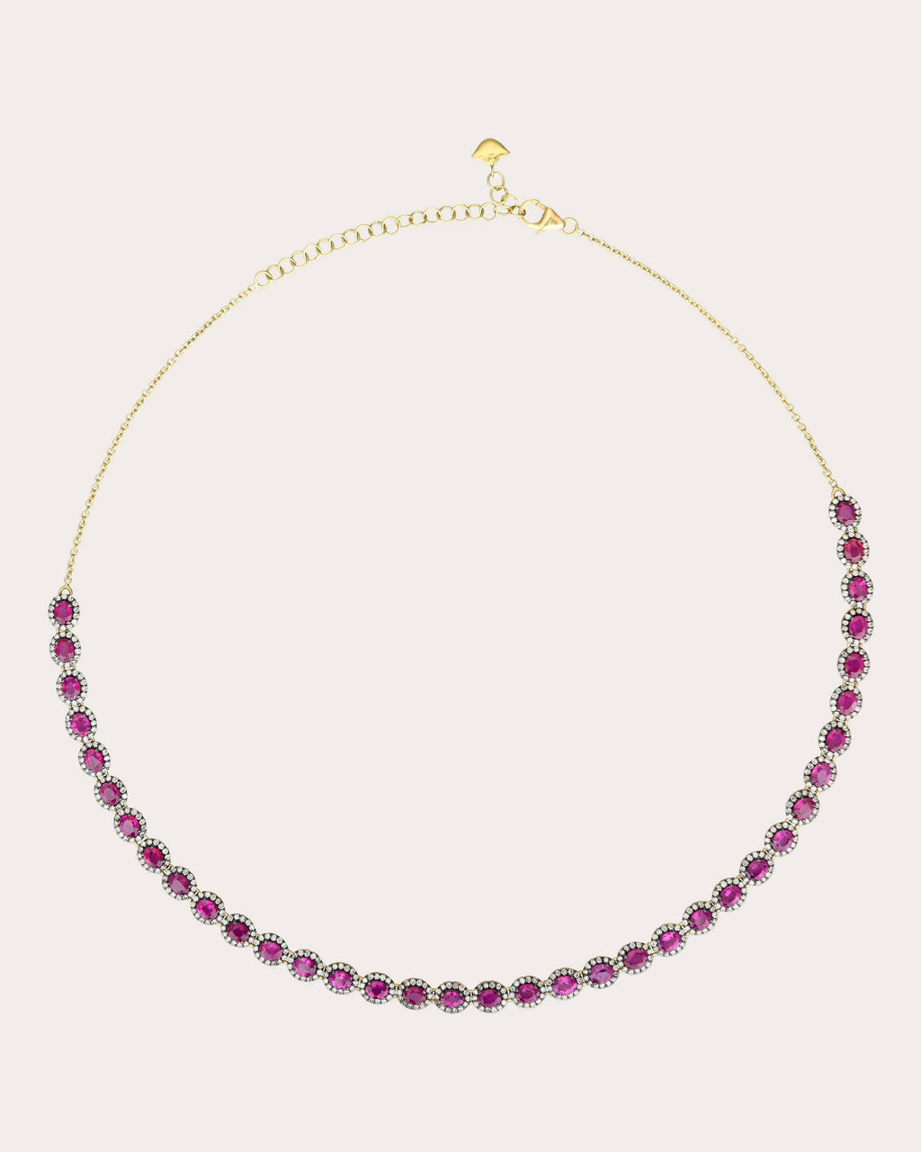 Ruby & 18k Gold Mini Rajasthan Necklace