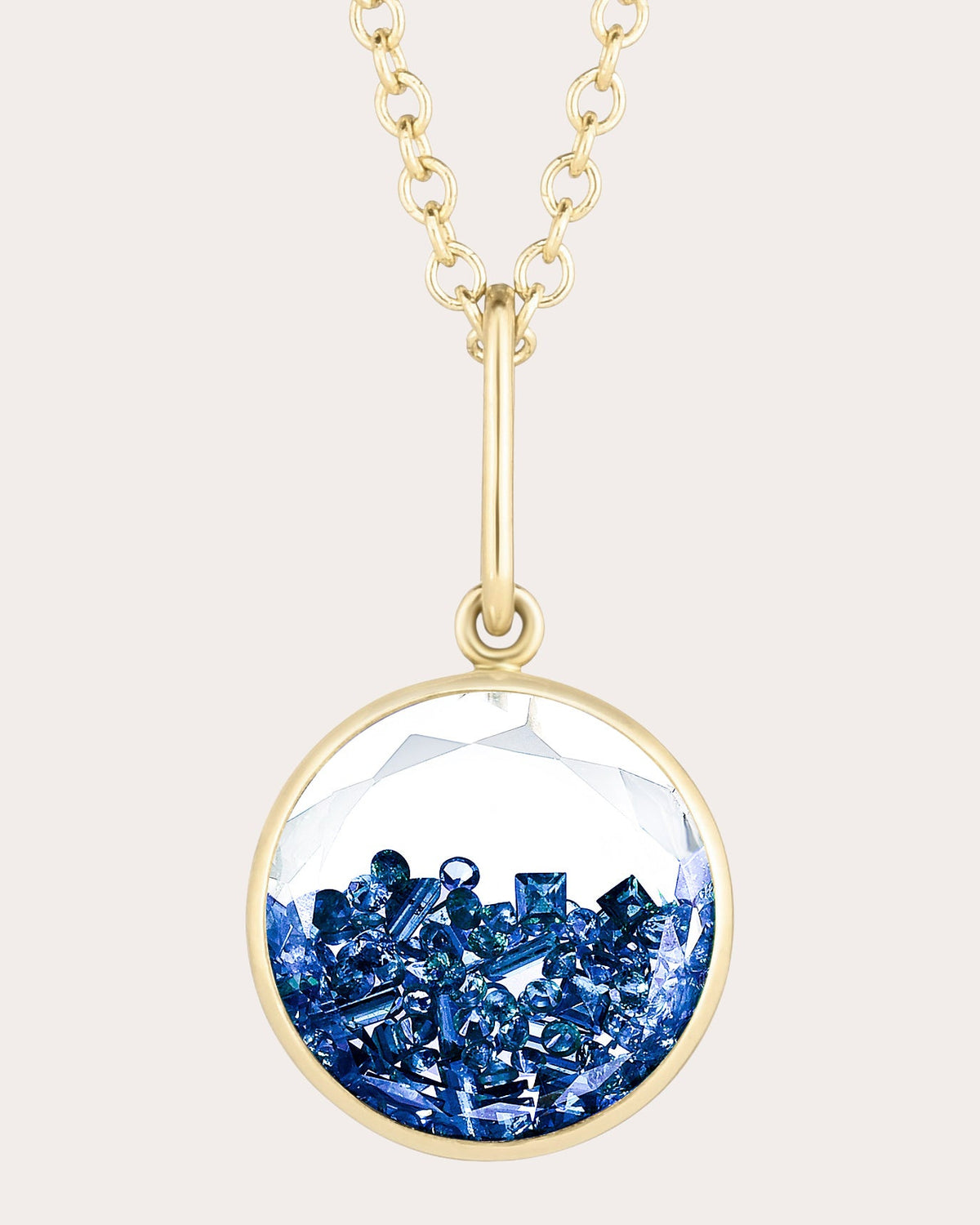 Blue Sapphire Core 12 Pendant Necklace