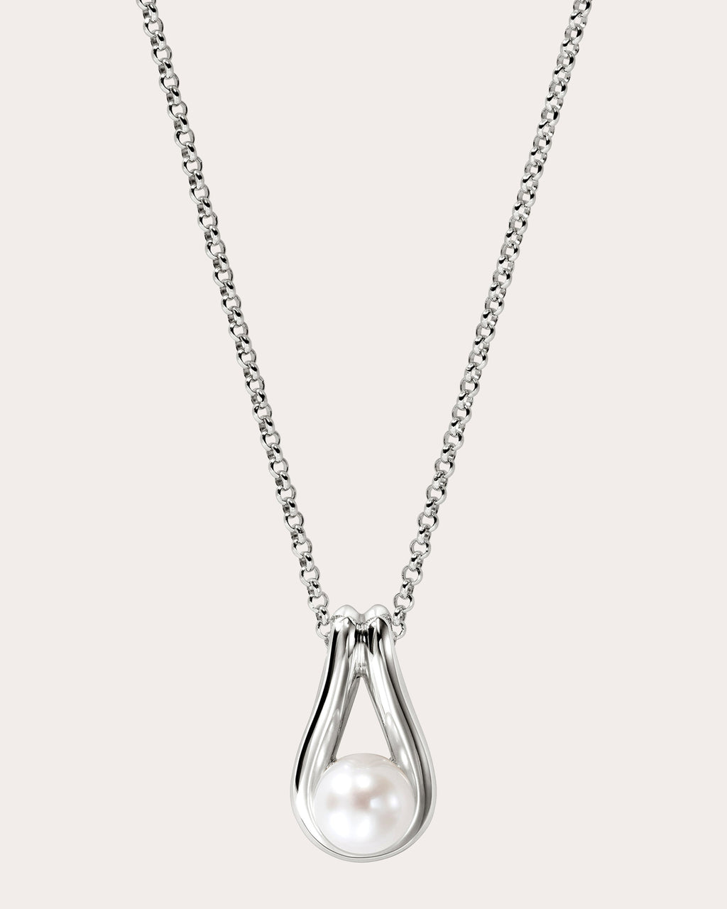 Cultured Pearl Surf Pendant Necklace