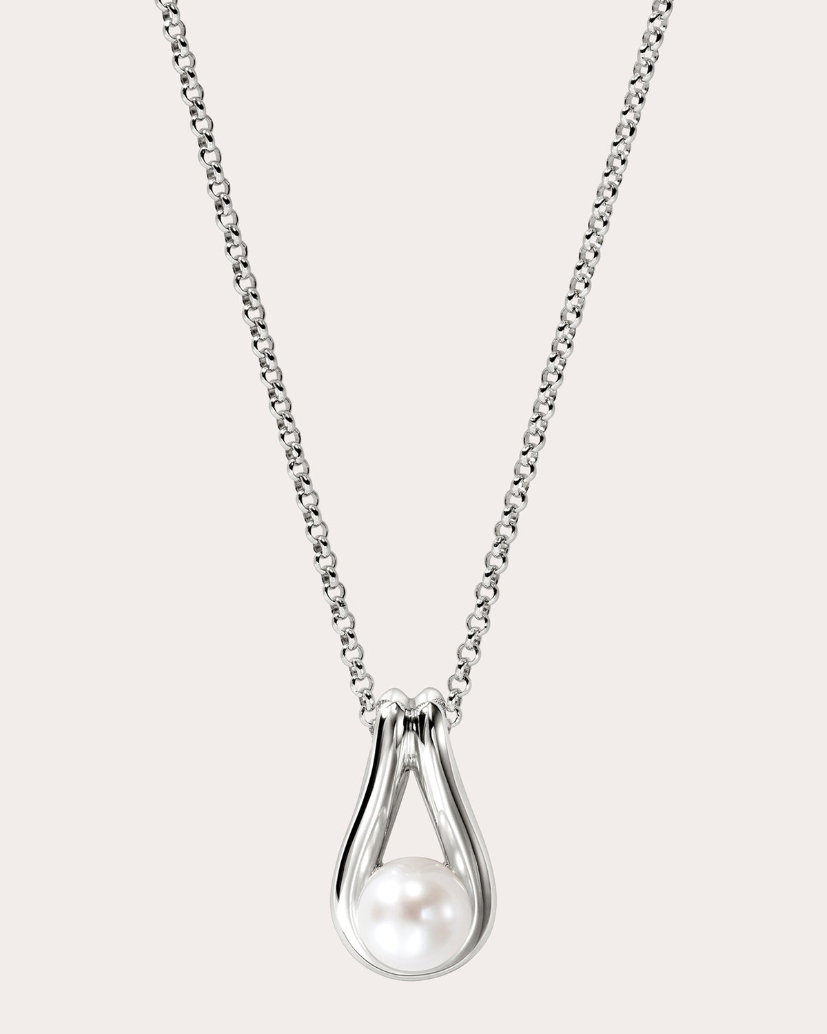Cultured Pearl Surf Pendant Necklace